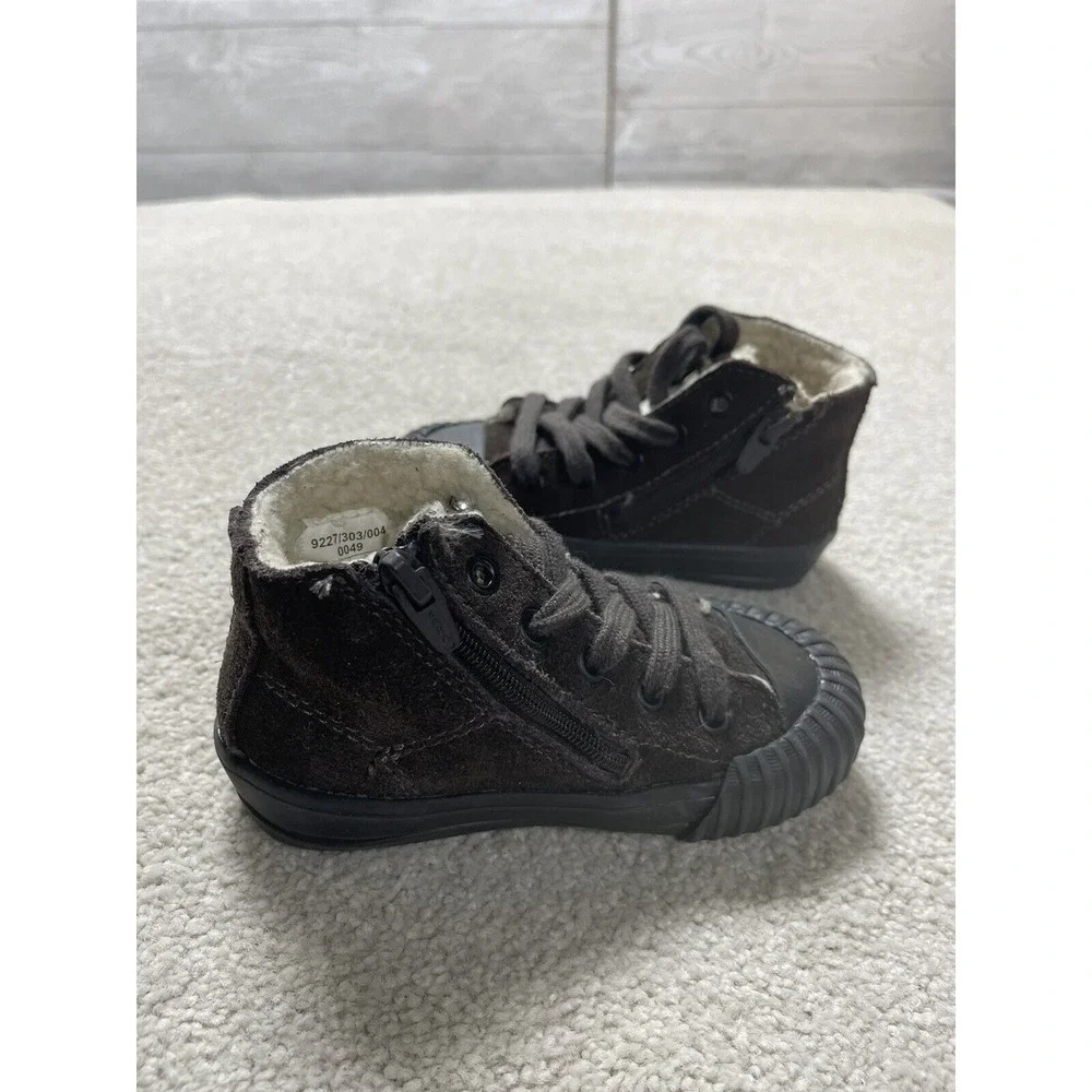 Zara‎ Baby Dream Big Toddler Size 4 Brown Suede High Tops